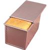 Generico Set Stampo Pane - Stampo A Cassetta Con Coperchio Per Cottura Pane, Scatola Toast & Śtampo Torta Riutilizzabile Resistente Al Calore | Per Ṕane Fatto In Casa, Torte, Dolci | Ideale Ṕer Forno, Griglia,