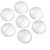 Cheriswelry 200Pcs 15mm Cabochon di Vetro Rotondo Cupola Cabochon Piatto Retro Piastrelle di Vetro per Cammeo Foto Ciondolo FAI DA TE Decor Artigianato Gioielli Fare