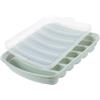 GAROZATION Stampo Wurstel in Silicone Verde 17,5x12,5x3,4 Cm, Superficie Liscia e Resistente al Calore, Riutilizzabile per Forno e Cucina