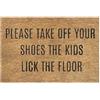 Generico Welcome Doormat - Colorful Funny Front Door Mat | Non-Slip Outdoor Entrance Rug, Please Take Off You Shoes Entryway For Patio, Garden, Hallway & Home Decor