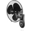 Orbegozo WF 0141, Ventilatore da parete, 40 W, 3 velocità, timer 120 minuti, griglia di protezione, movimento oscillante, 3 pale da 40 cm, nero.