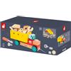 Janod Camion in legno Janod da costruzione Brico'kids - con accessori per attrezzi
