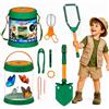 WOOPIE Discovery, Set del Piccolo Esploratore della Natura: Rete per insetti, farfalle, contenitore per pesci
