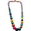 Perfeclan Collana di Perline di Legno Bohémien Realizzata a Mano retrò Etnica Durevole Leggera Donna Ragazza per Qualsiasi Situazione e Collana Lunga di