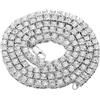 HALUKAKAH Collana Batena da Tennis Placcato in Platino - Gioielli di Lusso Scintillanti per Bambini - Lunghezza 40cm - con Carta Regalo - Accessori Eleganti per Glamour Quotidiano,Compleanno,Festa
