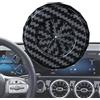 Xasbseulk Copertura per pulsante di avviamento, anello per auto in fibra di carbonio, protezione per manopola di accensione con un pulsante, tappo decorativo personalizzato, accessorio di sicurezza nascosto