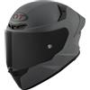 KYT TT-Revo Plain Casco, grigio opaco, M (57/58)