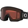 Oakley Line Miner L - Occhiali da neve - nero opaco; granato Prizm