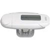 Vistreck Contapassi con Ampio Display LCD S N, Ricaricabile Tramite USB, Pedometro Leggero per Tutte le età, Cordino Incluso (Bianca)