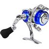 Lylithuif Mulinello da Spinning Mulinello da Pesca in Mare Mulinello da Pesca in Mare Tutto in Metallo Mini Ghiaccio Inverno Roccia Pesca in Mare Attrezzatura con 3 Cuscinetti a Sfera di