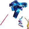 Générique Nastro Da Ginnastica - Nastro Da 78,74 Pollici | Streamer Bastone Da Danza Di 29 Cm - Giocattolo Di Danza Gradiente Di Colori Per Festa, Prestazioni Scuolari, Design In Nylon E Fib