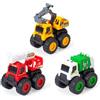 Dickie Toys - Mighty Engines Monster truck (1 auto) - Auto giocattolo per bambini dai 3 anni in su, con frizione e pneumatici in gomma, selezione casuale tra 3 modelli (escavatori, vigili del fuoco