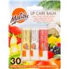 Malibu - balsamo labbra, vaniglia, tropicale, fragola, SPF30