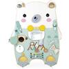 Janod Busy Board Ourson, 20 attività, Grande Tavolo di attività in Legno, Ottime per Lo Sviluppo della motricità fine, la curiosità e la destrezza, Altezza 60 cm, da 18 Mesi, J05162