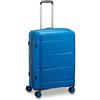RONCATO R-LITE Trolley Medio Rigido, 4 ruote Espandibile con zip - Blu Cobalto