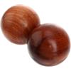 JEWEDECO 2 Palline da Massaggio per Terapia Fisica e Rilassamento Muscolare in Legno del Vietnam Sfera Rotonda Portatile per Massaggio a Mani e Esercizi Fitness