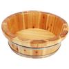 Fonowx Bacino per pediluvio in legno Vaschetta per piedi in legno Massaggio per la casa Fornitori di di consumo in legno per uso domestico portatile, 16x40 cm B