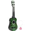 Generico Ukulele per principianti - Strumento musicale iniziale da 17 pollici | Strumento a pizzico a corde per studenti, ragazzi e ragazze, feste di viaggio in classe | Ukulele per bambini - Sala gioc