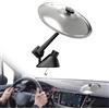 Eulihent Mini Piatto Batteria da Suonare per Auto Piatto Batteria per Auto Crash Cymbal Piatti Crash per Auto Cymbals Air Vent Mini Car Crash Cymbal Piatto Musicale per Auto (Argento)