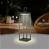 BEPER P207ILI100 Lampada da Tavolo LED Senza Fili, Luce LED Calda, Intensità Regolabile, Lampada da Esterno e Interno Ricaricabile, IP44, USB Type-C Inclusa, Autonomia 12 Ore