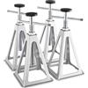 VEVOR Set di 4 Martinetti Stabilizzatori per Roulotte Camper Cavalletti Stabilizzatore per Camper Carico max. 2,72 Tonnellate, Supporto per Roulotte Altezza Regolabile tra 280-435 mm da Sollevamento