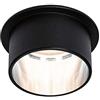Paulmann 93382 - Faretto da incasso a LED Gil 3 step-Dim rotondo incl. 1 x 6 Watt dimmerabile nero opaco, ferro spazzolato, faretto da incasso in alluminio 2700 K