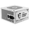 MSI ALIMENTATORE MAG A850GL PCIE5, EU, 850W, FULLY-MODULAR, 80 PLUS GOLD WHITE