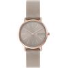 Skagen Signatur Lille Watch for Women, Rose Gold Tone Quartz Two Hand Movement with Stainless Steel or Leather Strap