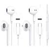 Dairle Confezione da 2 auricolari con cavo USB C tipo C, con microfono e cancellazione del rumore, per iPhone 15, iPad Pro, Samsung Galaxy S23/S22/S21/S20/Ultra Note 10/20, Pixel 7/6/6a/5/4