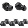 Comply Schiuma TrueGrip TWo-220-C Premium Memory Foam Ear Tips per Technics EAH-AZ100, Denon PerL Pro & More - Comfort migliorato, vestibilità sicura, isolamento acustico superiore - S, nero (3 paia)