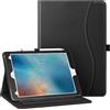 FINTIE Custodia per iPad PRO 9.7 Pollici 2016 Release con Pencil Holder - [Multi-angli] Slim Fit Folio Pieghevole Cover Protettiva Case con Tasca Auto Sveglia/Sonno Funzione, Nero
