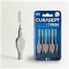CURASEPT Scovolini Dentali Originali | Spazzolini interdentali Proxi T27 (filo 2,7mm) | Grigio | Pulizia Profonda della Placca | Setole Nylon Ultra-flesse, Manico Ergonomico | 6 pz x confezione