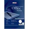 herlitz LANDRÉ Fogli protocollo Lineatura 25, a righe con bordo Office, 80 g/m² Papier