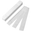 BRIGHTFUFU 100 Pezzi Strisce in Carta da Forno Pretagliate, Carta Pergamena Antiaderente per Torta e Mousse, 19x3 Cm, per Pasticceria e Forno