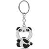 Toyvian Apribottiglie Panda Portachiavi in Lega di Zinco, Portatile | Anello Chiavi Compatto, Decorazione a Tema Panda, Adatto a Borsa o Zaino