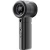 TOPINCN Ventilatore Portatile Ad Alta velocità con Nebulizzazione, Spruzzo a 2 modalità con Regolazione Continua della velocità e Display Digitale, Ventola Turbos Portatile Ricaricabile (BLACK)