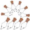 DEARMAMY Mini Bottiglie di Vetro per Conservare Piccoli Oggetti e Desideri 10 Pezzi Tappo in Sughero, Barattoli Decorativi per DIY e Gioielli