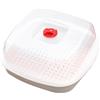 Generico Vaporiera Microonde Professionale in Plastico Manico, Contenitore per Alimenti al Vapore per Cucina e Cottura di Pesce e Ravioli