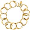 Breil, Collezione B Whisper, Bracciale Donna, in Acciaio IP Gold Specchiato, con Elementi Morbidi e Fluidi, Chiusura a Moschettone, Facile da Indossare, Taglia Unica, Gold