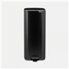 Brabantia Pattumiera a Pedale Bo 30 Litri Nero Opaco