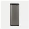 Brabantia Pattumiera Bo Touch 30 Litri Platino