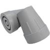 Merriway Bulk Hardware BH05153 Heavy Duty puntali in gomma telaio da passeggio stampella grigio 22 mm, set da 2 pezzi