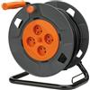 Zenitech - Avvolgicavo fai da te, 4 prese 16 A, 3G1,5 mm², 40 m