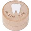 Wisylizv Scatola per denti da latte | Graziosa scatola in legno intagliato per denti da latte | Regali fata, salvadenti per regalo di compleanno per baby shower, contenitore per denti per ragazzo o ragazza