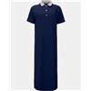 Invicta abito a polo lungo donna 100% cotone, Blu