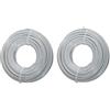 YobiLife Filo per decespugliatore in acciaio per uso con bobine da 2,4 mm per 2,7 mm, 3,3 mm e 3,5 mm, 15 metri per rotolo (2,4 mm)