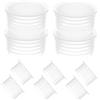Yardwe Tappi per Fioriere Rotondi in Plastica 10 Pezzi, Accessori per Cassette Orto e Vasi da Giardino, Chiusura Riutilizzabile per Balcone e Coltivazione Verdure