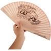 Healifty Sandalo ventaglio pieghevole in legno di sandalo, elegante ventilatore in legno, per feste estive, matrimoni e decorazioni, classico ventilatore cinese, 40 x 1 x 23 cm
