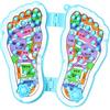 Healifty Tappeto Massaggio Piedi Acupressione ABS Blu, Piastra Antistress Portatile | Riduce Tensione e Stress, Alta Elasticità, Sicuro e Inodore, Uso