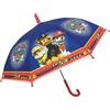 Nickelodeon Ombrello a cupola Paw Patrol per bambini in PVC antivento ombrello Brolly 45 cm, Blu, Cupola